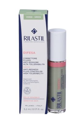 Rilastil Correttore Fluido Anti Rossore Verde 8.5 ml